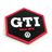 Produktbillede af VW GTI gummimagnet, flerfarvet, 2 stk.