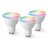 Produktbillede af Caliber GU10 Smart Home 3 pack LED pære hvid/multicolor