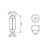 Produktbillede af Bosch Pure Light pære C10W 12V 2 stk