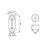 Produktbillede af Bosch Longlife pære C5W 12V Pinol 2 stk