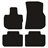Produktbillede af Luksus velourmåtter BMW X3, X4, iX3 (G01,G02,G08) 2021-