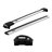 Produktbillede af Thule Wingbar Edge Tagbøjlesæt til ræling 95 + 86 cm